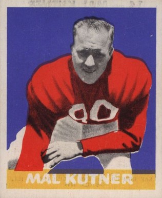 1948 Leaf Mal Kutner #14 Football Card