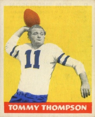 1948 Leaf Tommy Thompson #9 Football Card