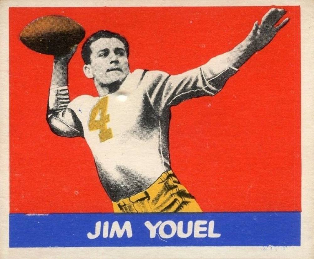 1948 Leaf Jim Youle #80 Football Card