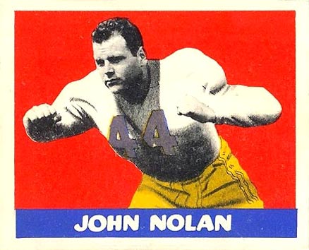 1948 Leaf John Nolan #40 Football Card