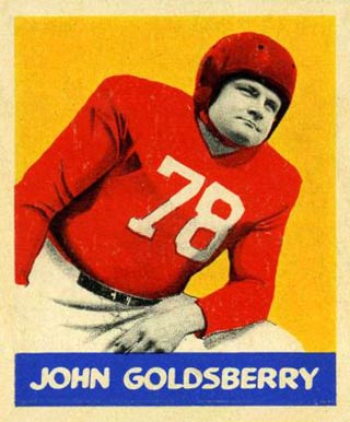 1948 Leaf John Goldsberry #94 Football Card