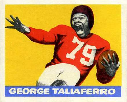 1948 Leaf George Taliaferro #20 Football Card