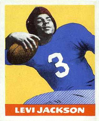 1948 Leaf Levi Jackson #5 Football Card