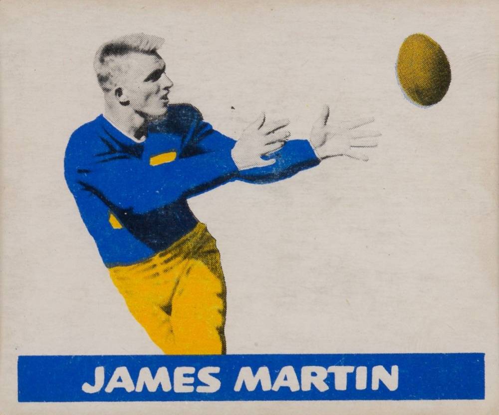 1948 Leaf Jim Martin #24 Football Card