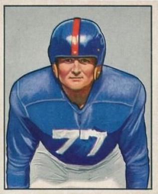 1950 Bowman Jim White #140 Football Card