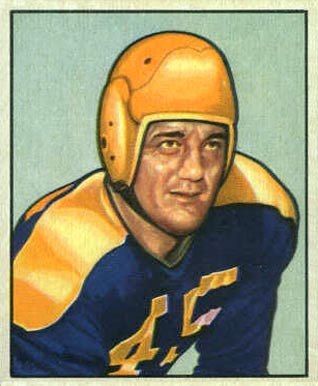 1950 Bowman Dick Wildung #80 Football Card