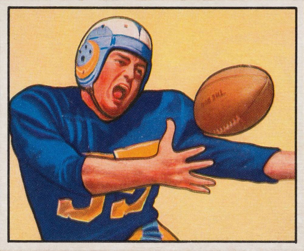 1950 Bowman Tom Fears #51 Football Card