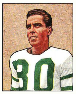 1950 Bowman Bosh Pritchard #25 Football Card