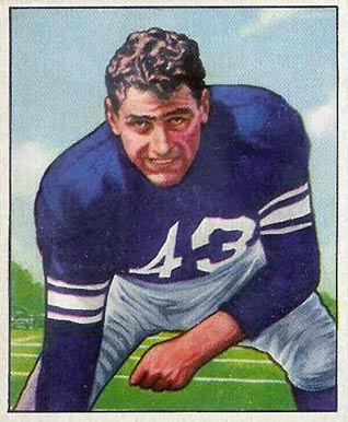 1950 Bowman Martin Ruby #13 Football Card