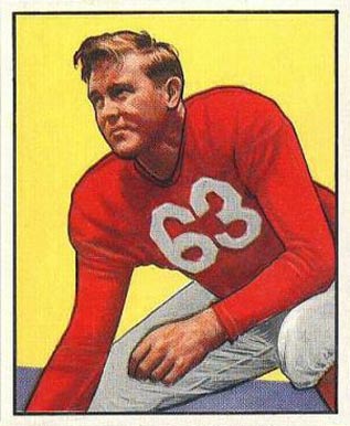 1950 Bowman Bill Blackburn #56 Football Card