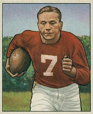 1950 Bowman Elmer Angsman #21 Football Card