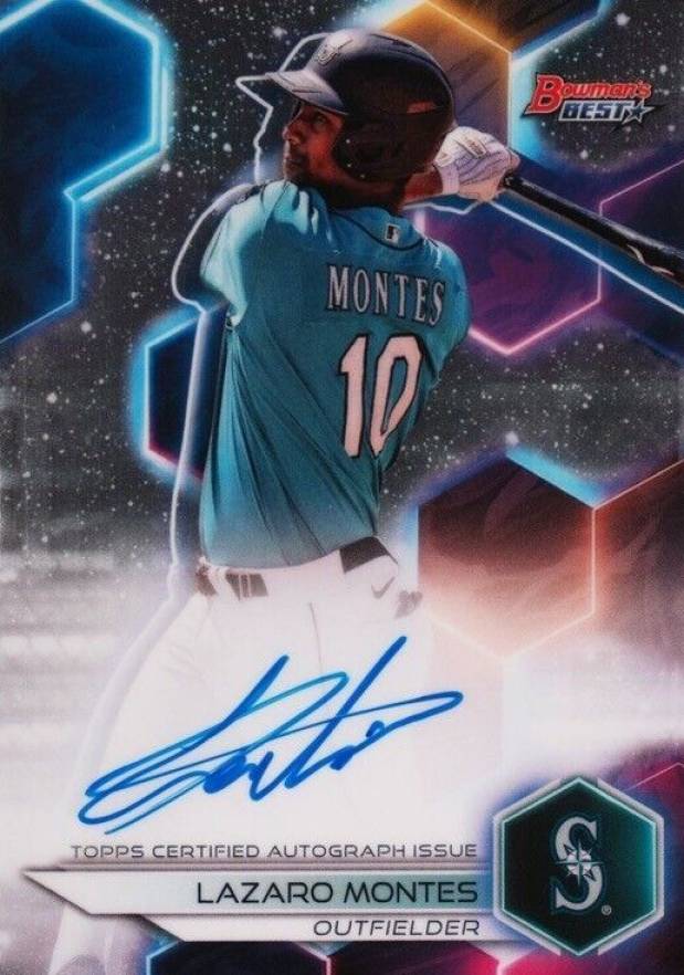 2023 Bowman's Best Best of 2023 Autographs Lazaro Montes #B23LM Baseball Card