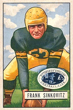 1951 Bowman Frank Sinkovitz #95 Football Card