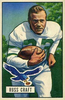 1951 Bowman Russ Craft #47 Football Card