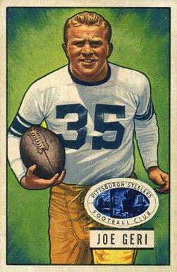 1951 Bowman Joe Geri #22 Football Card