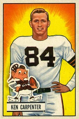 1951 Bowman Ken Carpenter #39 Football Card