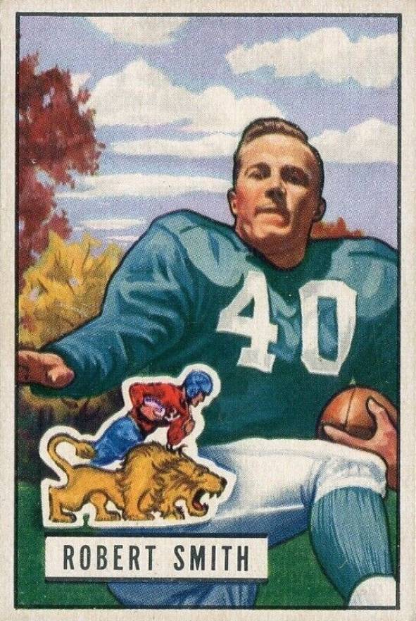 1951 Bowman Robert Smith #101 Football Card