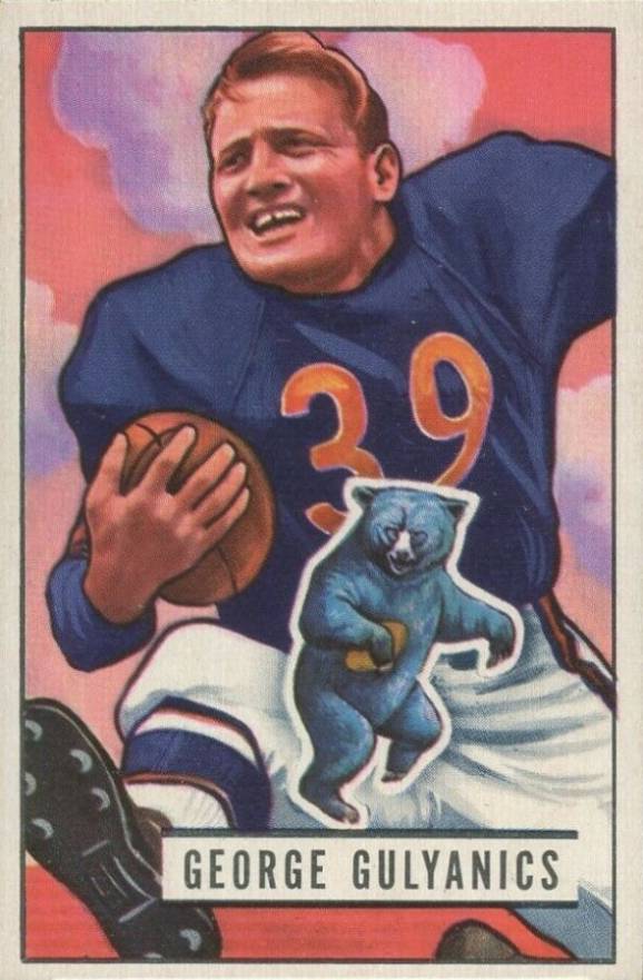 1951 Bowman George Gulyanics #121 Football Card