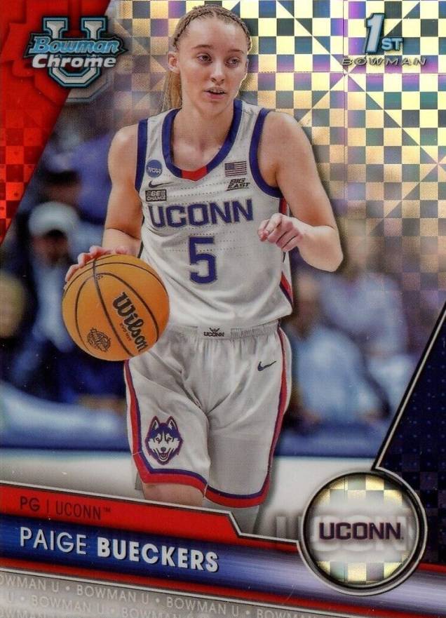 2023 Bowman University Chrome Paige Bueckers #90 Basketball Card