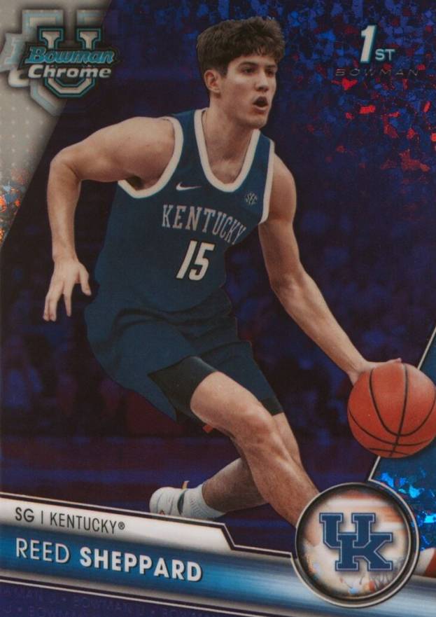 2023 Bowman University Chrome Reed Sheppard #45 Basketball Card