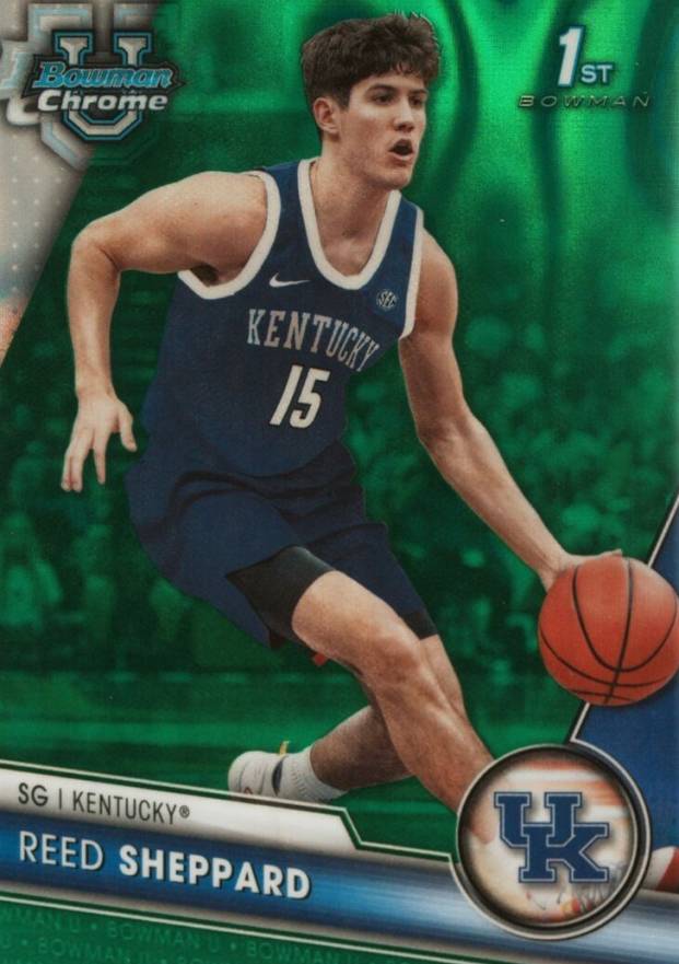 2023 Bowman University Chrome Reed Sheppard #45 Basketball Card