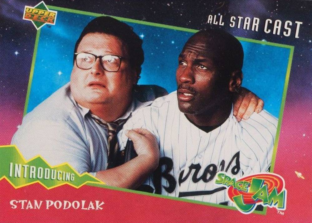 1996 Upper Deck Space Jam All-Star Cast Introducing Stan Podolak #19 Basketball Card