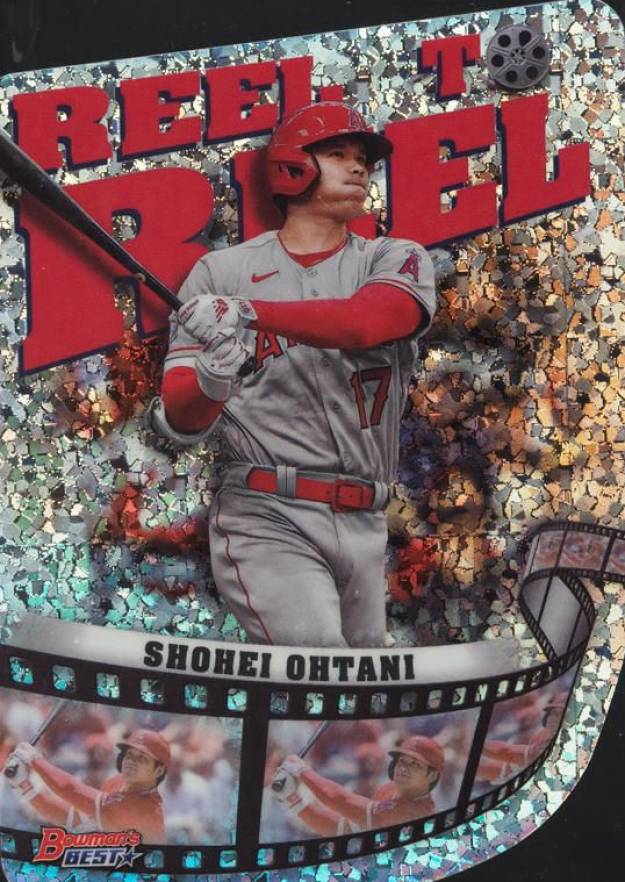 2023 Bowman's Best Reel to Reel Die-Cuts Shohei Ohtani #RR2 Baseball Card