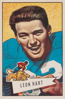 1952 Bowman Large Leon Hart #15 Football Card