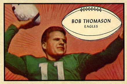 1953 Bowman Bob Thomason #83 Football Card