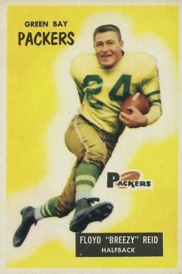 1955 Bowman Floyd Reid #95 Football Card