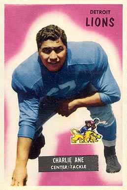 1955 Bowman Charlie Ane #59 Football Card