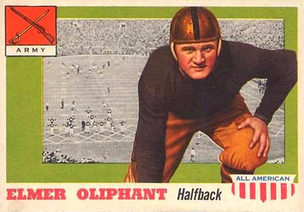 1955 Topps All-American Elmer Oliphant #45 Football Card