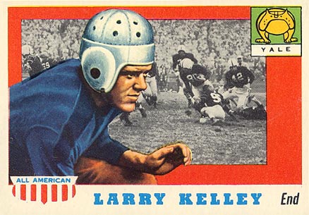 1955 Topps All-American Larry Kelley #26 Football Card