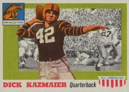 1955 Topps All-American Dick Kazmaier #23 Football Card