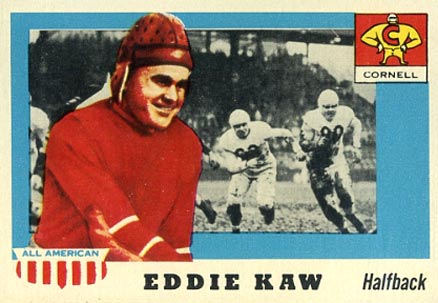 1955 Topps All-American Ed Kaw #15 Football Card