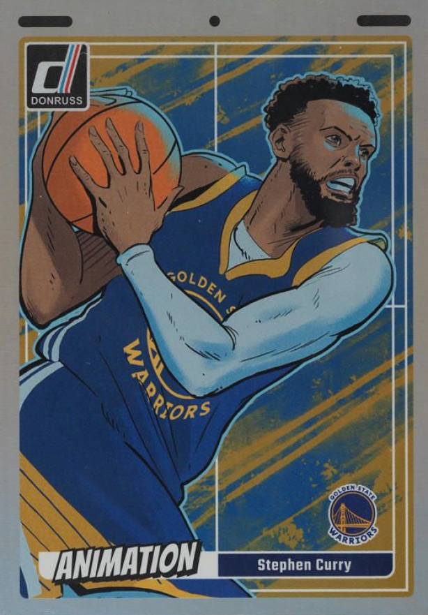 2023 Panini Donruss Animation Stephen Curry #2 Basketball Card