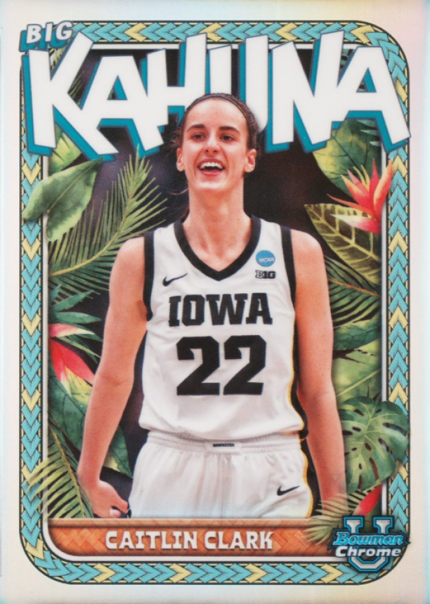 2023 Bowman University Chrome the Big Kahuna Caitlin Clark #BK15 Basketball Card