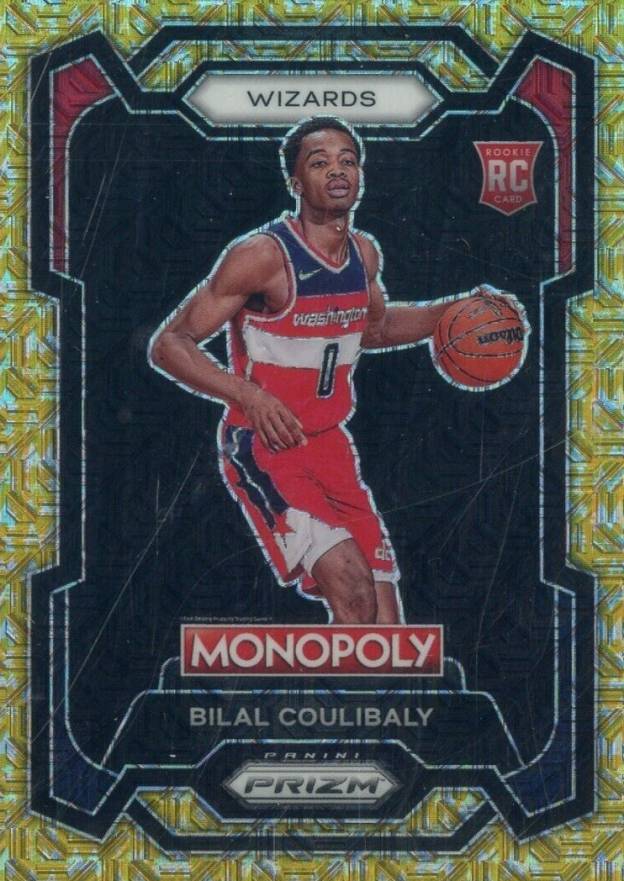 2023 Panini Prizm Monopoly Bilal Coulibaly #90 Basketball Card