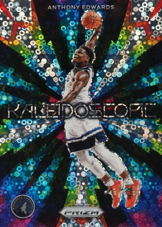 2023 Panini Prizm Kaleidoscopic Anthony Edwards #14 Basketball Card