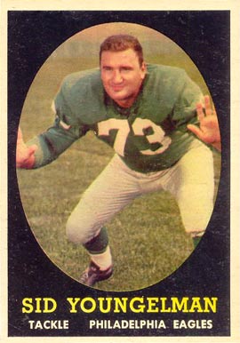 1958 Topps Sid Youngelman #24 Football Card