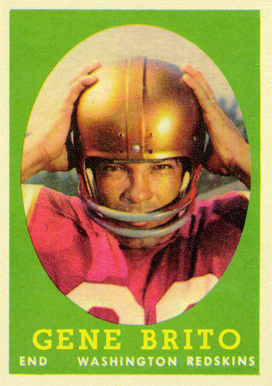 1958 Topps Gene Brito #113 Football Card