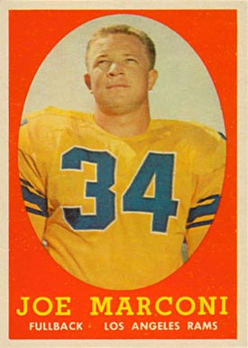 1958 Topps Joe Marconi #63 Football Card