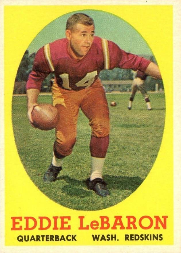 1958 Topps Eddie Lebaron #112 Football Card