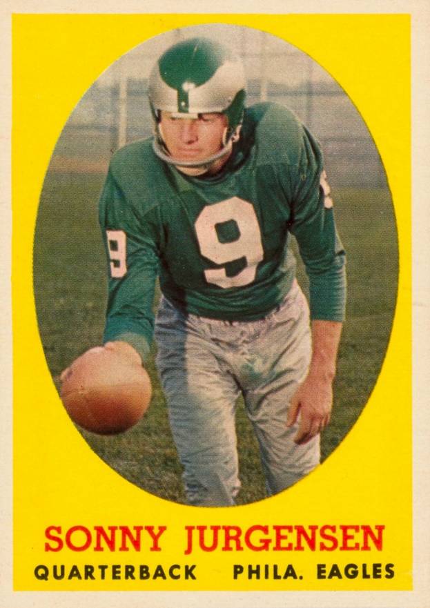 1958 Topps Sonny Jurgensen #90 Football Card