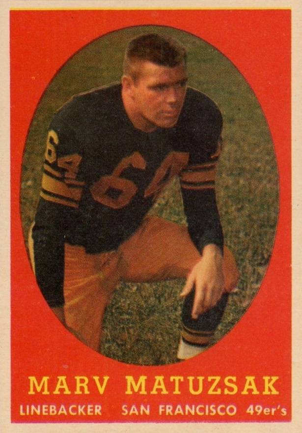 1958 Topps Marv Matuzsak #79 Football Card