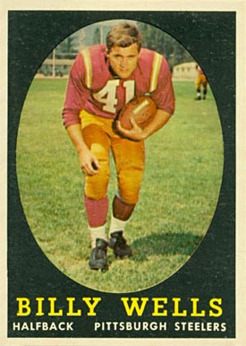 1958 Topps Billy Wells #49 Football Card