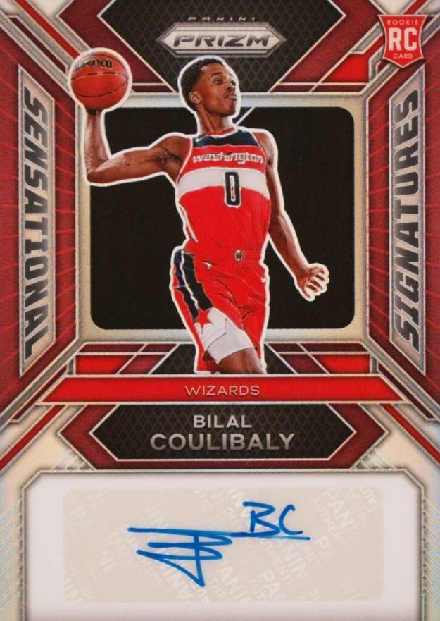 2023 Panini Prizm Sensational Signatures Bilal Coulibaly #SSBY Basketball Card