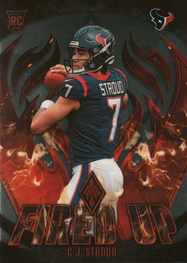 2023 Panini Phoenix Fired Up CJ Stroud #FU2 Football Card