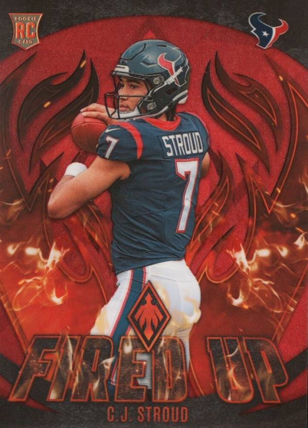 2023 Panini Phoenix Fired Up CJ Stroud #FU2 Football Card