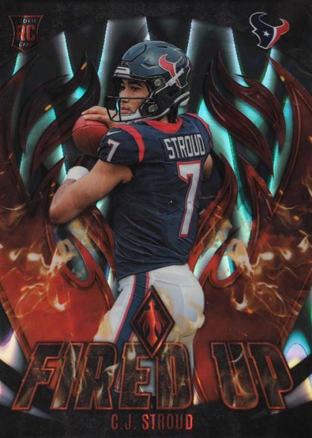 2023 Panini Phoenix Fired Up CJ Stroud #FU2 Football Card